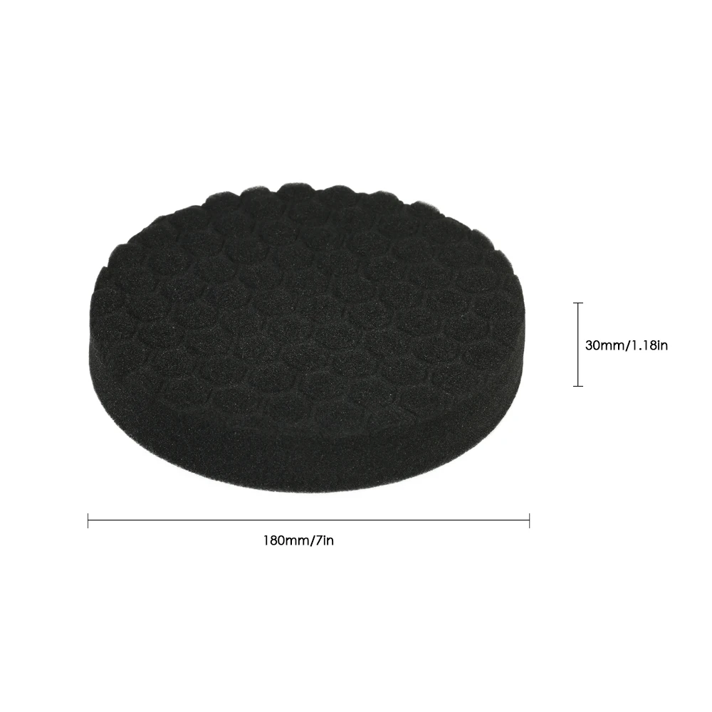 

3PCS 3" /5" /6" /7" Car Polishing Sponge Pads Waxing Buffing Pad Foam Kit Set for Car Polisher Buffer Waxer Sander Sealing Glaze