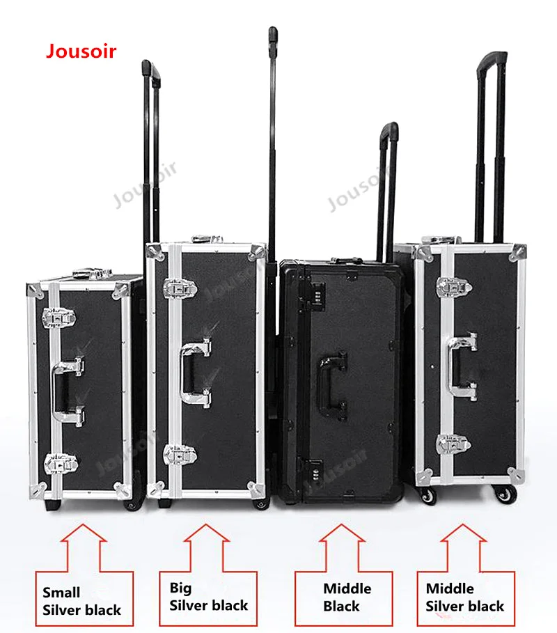 Security shockproof camera pull rod box photographic equipment aluminium drag luggage SLR CD45 T03 | Электроника