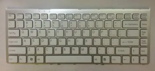 

New For Sony Vaio VGN-FW LaptopWhite US Keyboard- 148084021