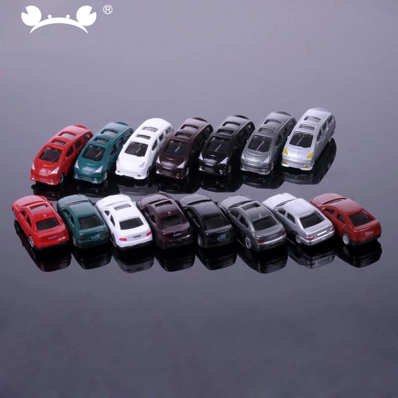 50 шт. 1:87 1:150 масштаб 1:200 Хо N пластиковая модель автомобиля игрушки Миниатюрная