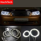 HochiTech для Chevrolet Lacetti Optra Nubira 2002-2008 ультра яркий SMD белый светодиодный ОД ангельские глазки 2600LM комплект гало-кольца дневного светильник
