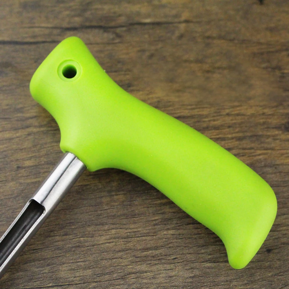 Зеленый инструмент для пробивки нож Машинка удаления кокосового ореха прочный