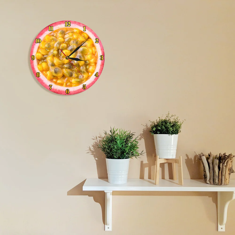 Funky страсть фруктовая мякоть декоративные петух фруктовый магазин настенный