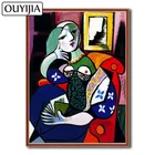 OUYIJIA Picasso 5D DIY, персонаж абстрактная картина с масляными бриллиантами женщина Стразы картина, Алмазная мозаика вышивка украшение