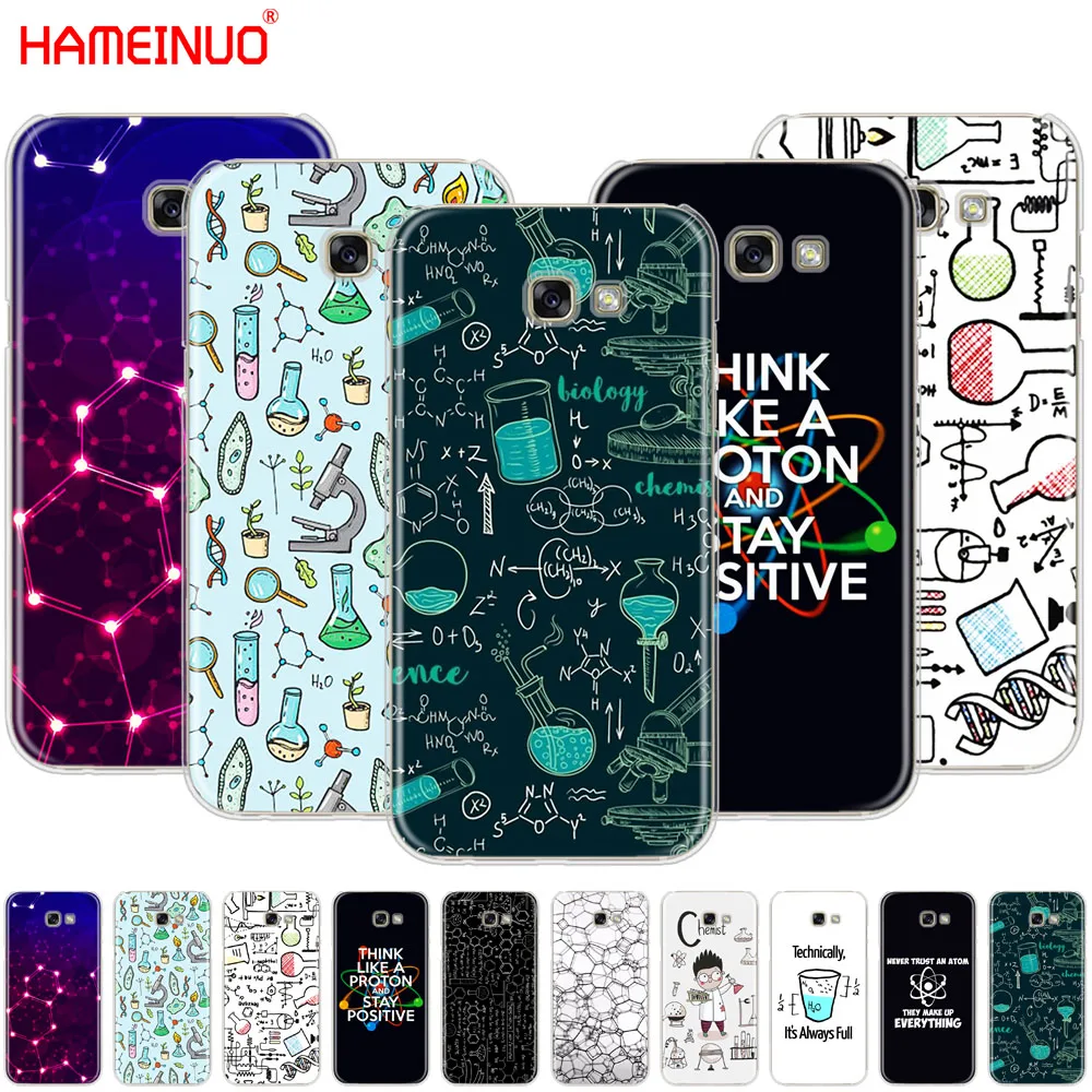 HAMEINUO Биология и химия Чехол для мобильного телефона Samsung Galaxy A3 A310 A5 A510 A7 A8 A9 2016 2017