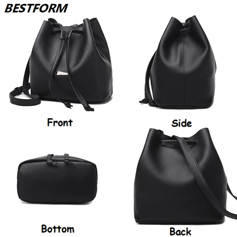 BESTFORM женские сумки сумка через плечо женская кожаная Большая вместительная