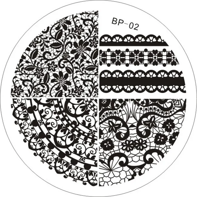 BORN PRETTY квадратный дизайн ногтей штамп шаблон цветочный летний бикини путешествия самолет Лист Звезда Бабочка изображение ногтей штамповки пластины