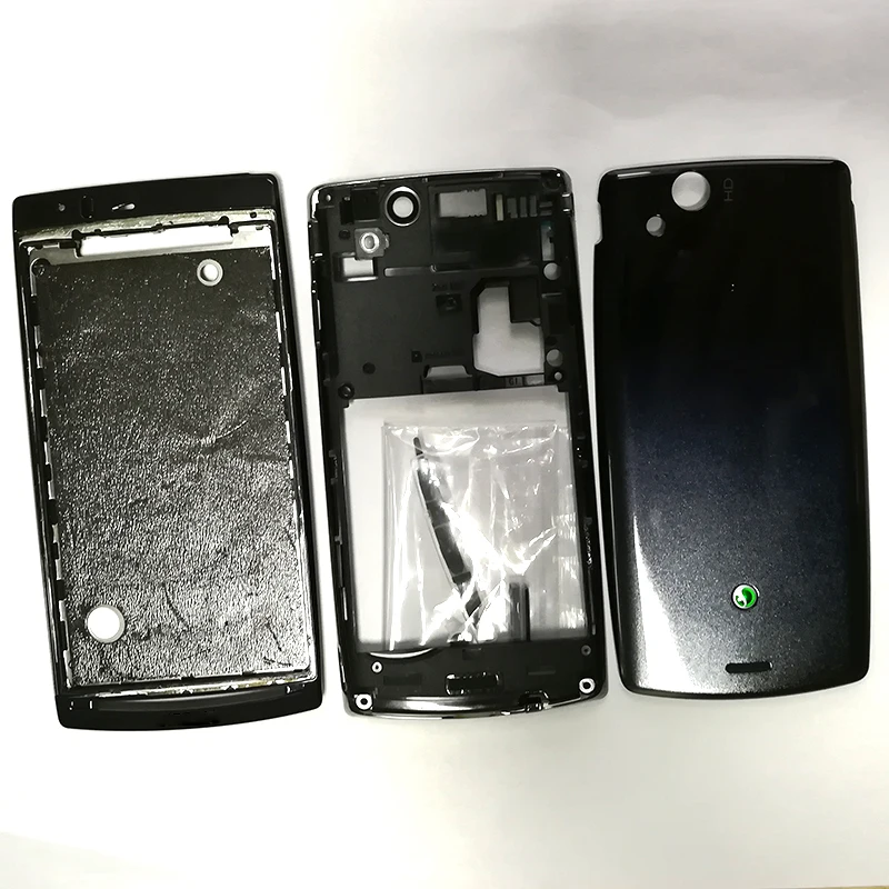 SzHAIyu для Sony Ericsson Xperia Arc S LT18 LT18i LT15i LT15 X12 корпус + крышка батареи рамка полный Боковая