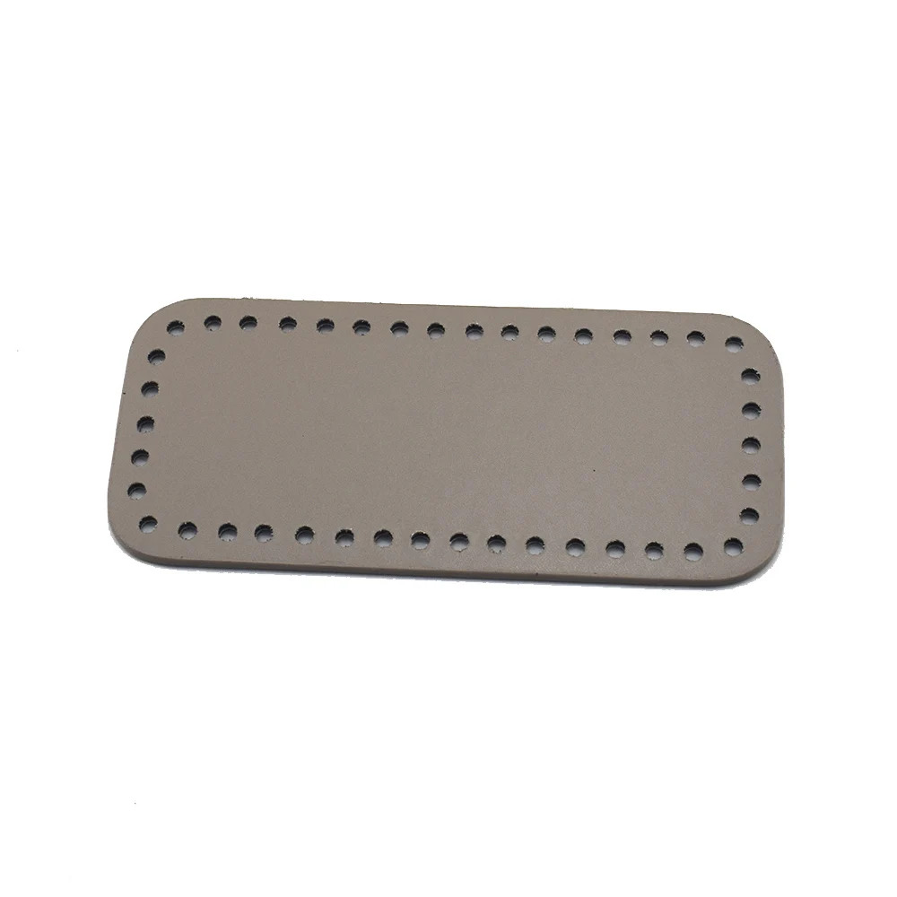18x8cm Bottom for Knitting Bag Patent Leather Accessories Rectangle with Holes Black Bottoms For Handbags | Багаж и сумки