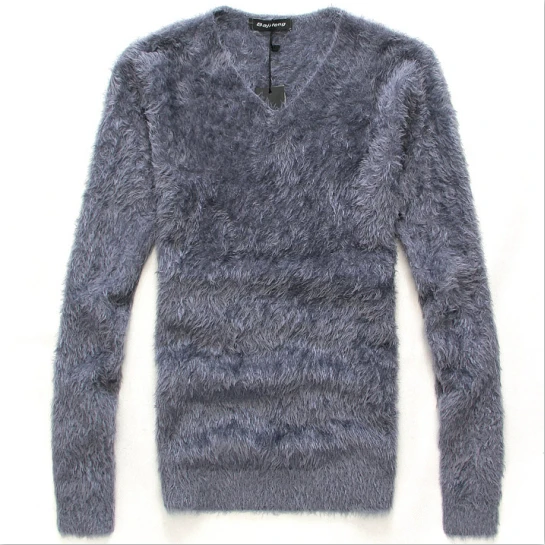 Осенне зимний пуловер Для мужчин V Средства ухода за кожей шеи свитер брендовая