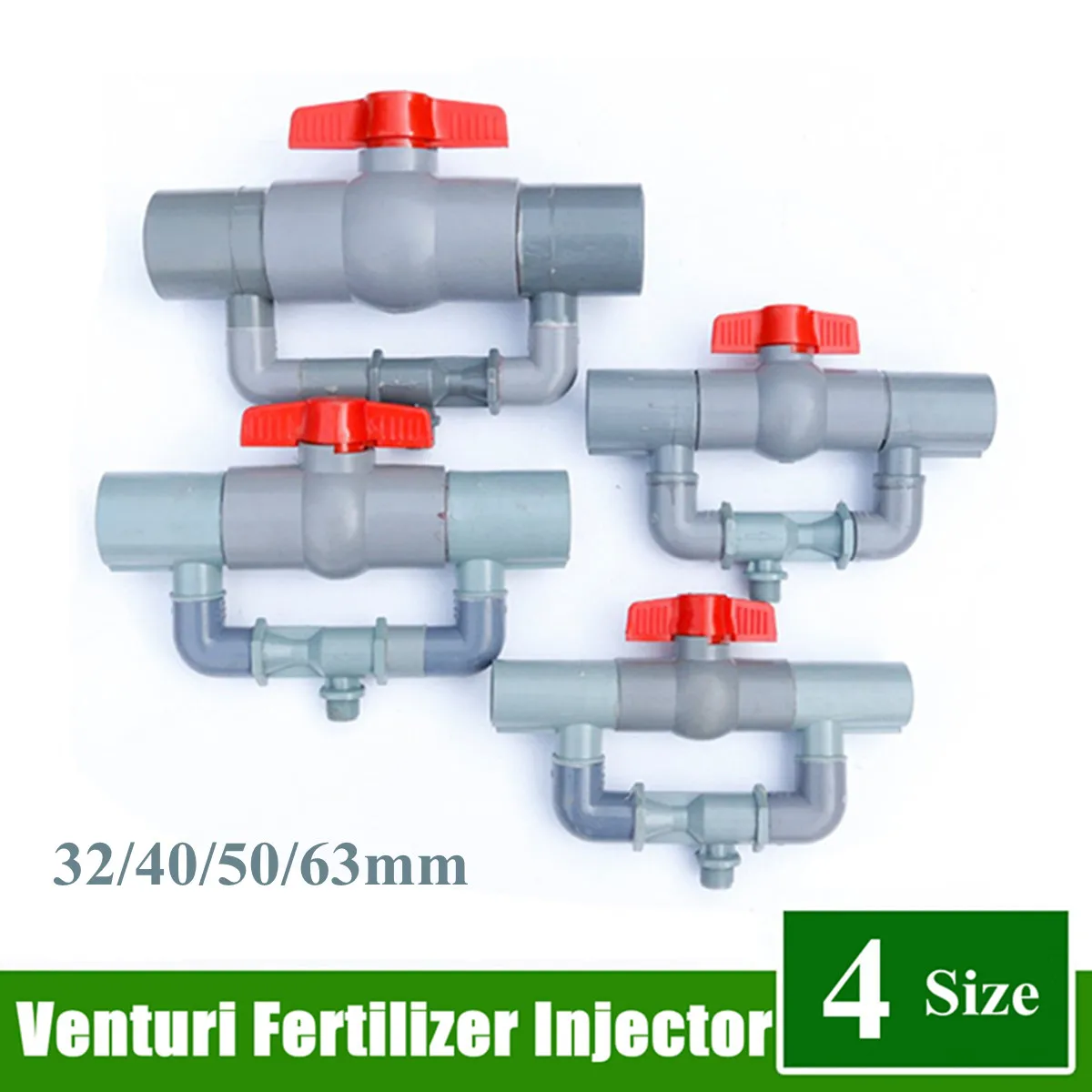 63mm 32/40/50/63 мм автоматический сварочный аппарат Вентури удобрения форсунки переключатель водяного фильтра и фильтра для устройство в виде трубки полива Наборы орошения сада Садовые принадлежности - Цвет: 63mm