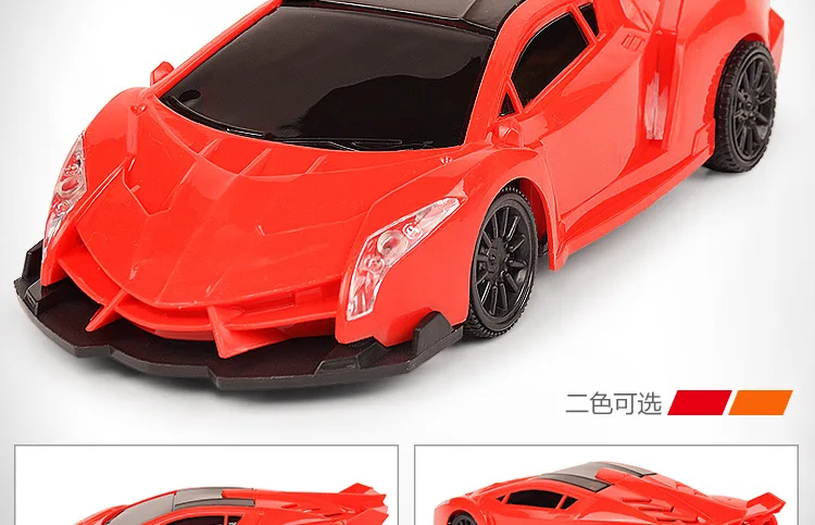 4 канала 22 см RC игрушечный автомобиль светодиодный светильник Электрический робот спортивный автомобиль модели игрушки подарки на день рождения для мальчиков 2,4 г роскошный автомобиль