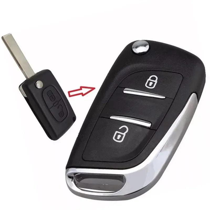 AUTEWODE ремонт удаленный автомобильный Корпус ключа для Peugeot 307 408 308 2 3 кнопки Новый