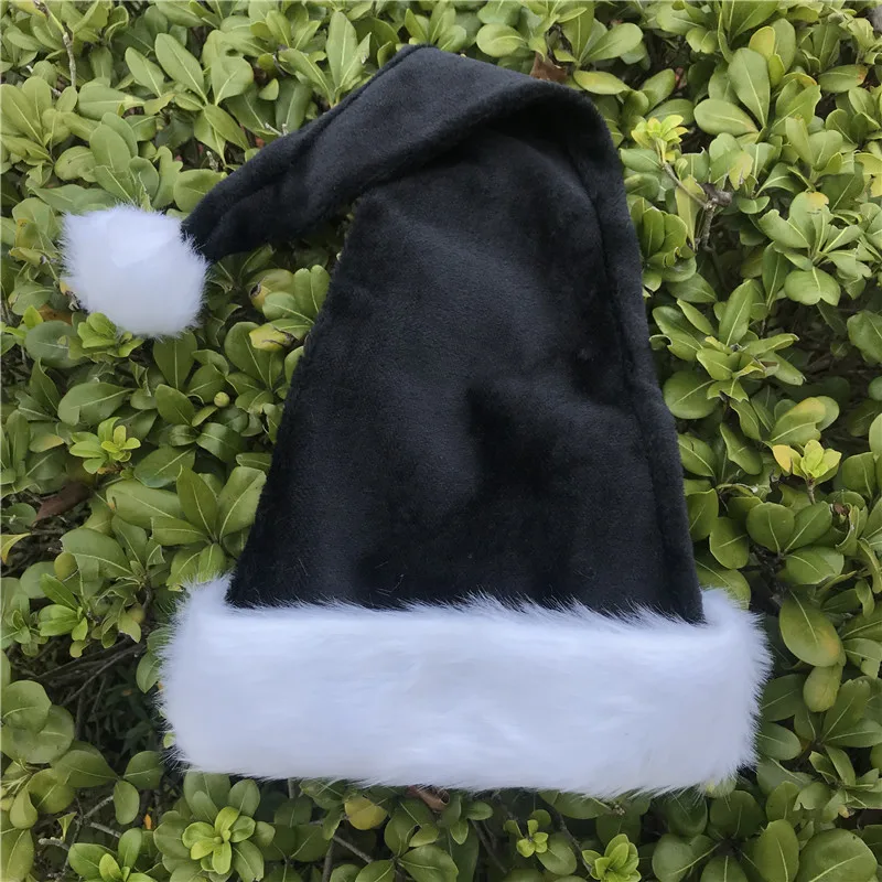 28 дюймов черный и вeчeринки yкрaшeнa сeвeрным для взрослых из черной бархатной ткани