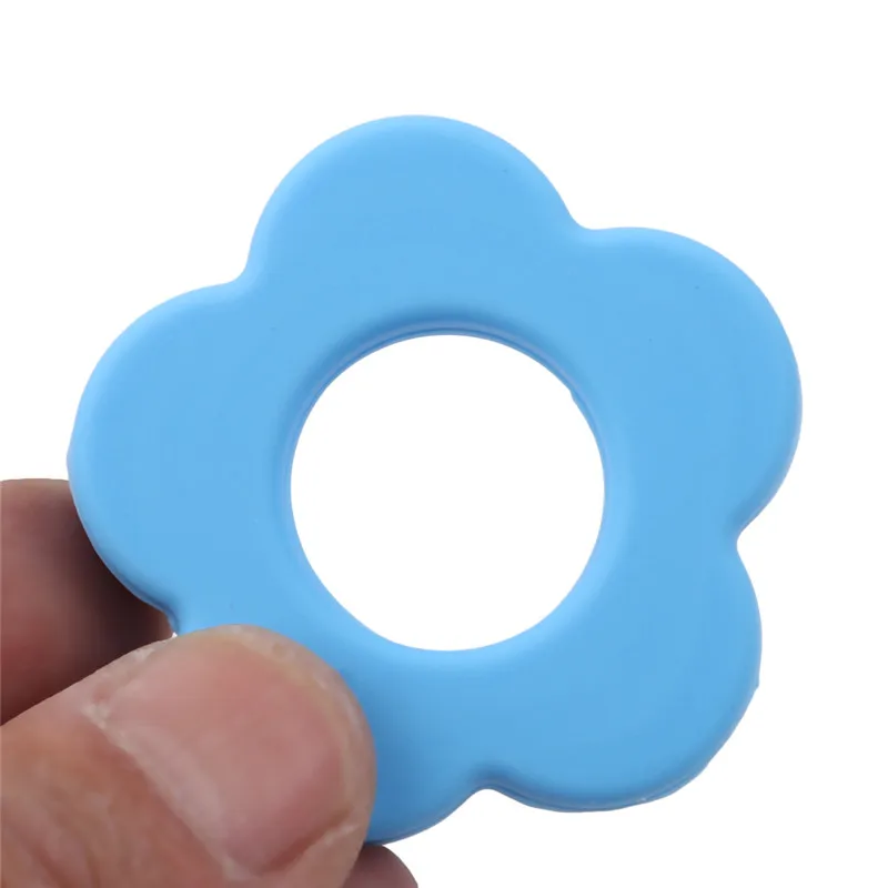 Жевательные силиконовые бусины в виде цветка без бисфенола А детские для