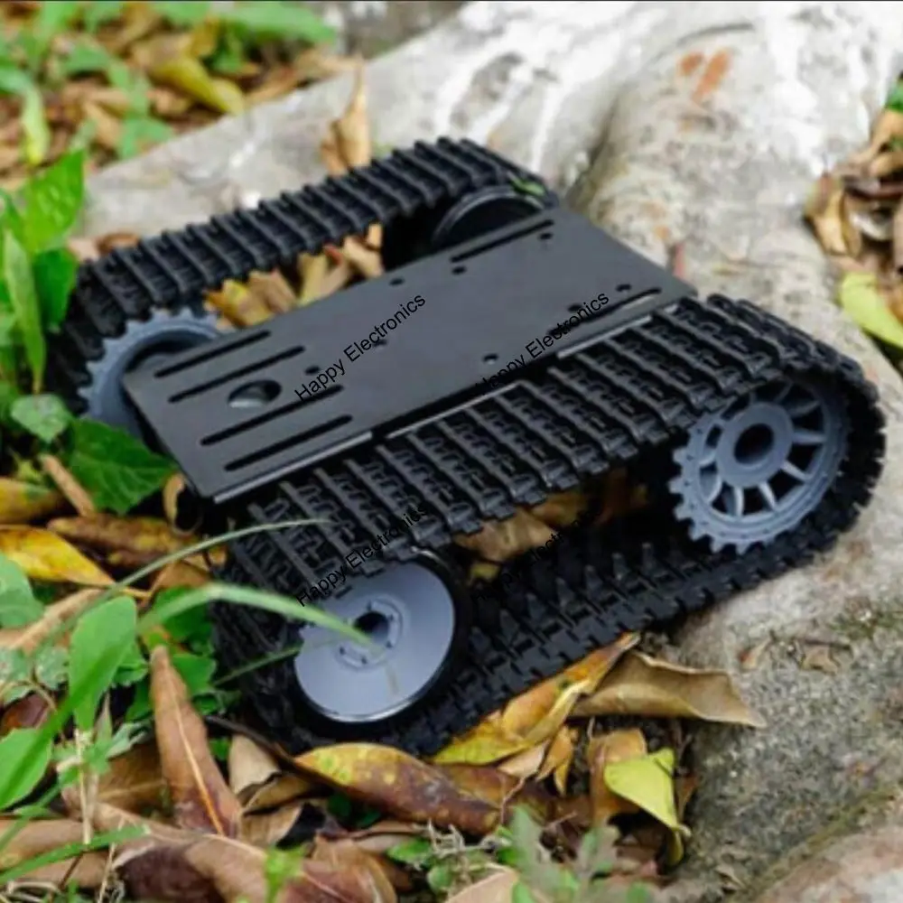 Черный гладиатор DFRobot гусеничное шасси для танка умная платформа мобильного