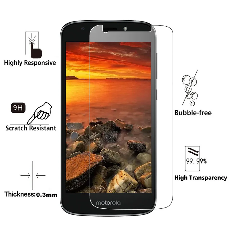 Wangcangli закаленное стекло для Motorola E5 Защитная пленка мобильного телефона 2.5D защита