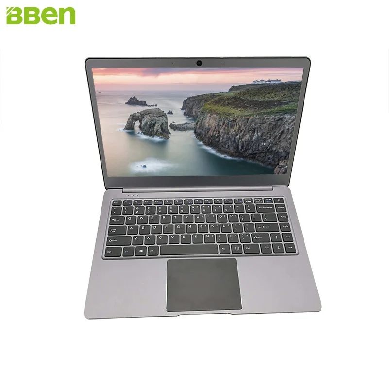 Grey color Bben N14W ноутбук 14,1 дюймов Win10 DDR3 4 Гб RAM+ 64G EMMC четырехъядерный процессор Intel Apollo Lake N3450 USB3.0 type-C для ноутбука портативного компьютера - Цвет: Grey color