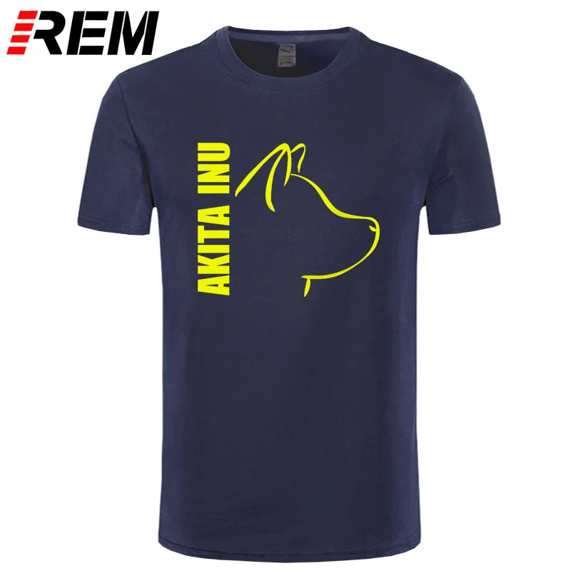 Akita Inu Dog мужские футболки отличные футболки мужские с коротким рукавом хлопок Пользовательские Большие размеры летние футболки для подростков