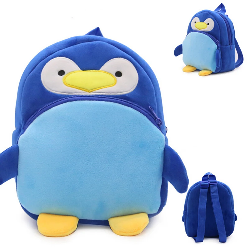 

2018 3D Cartoon Plush Children Backpacks kindergarten Schoolbag Animal Kids Backpack Children School Bags Girls Boys Backpacks