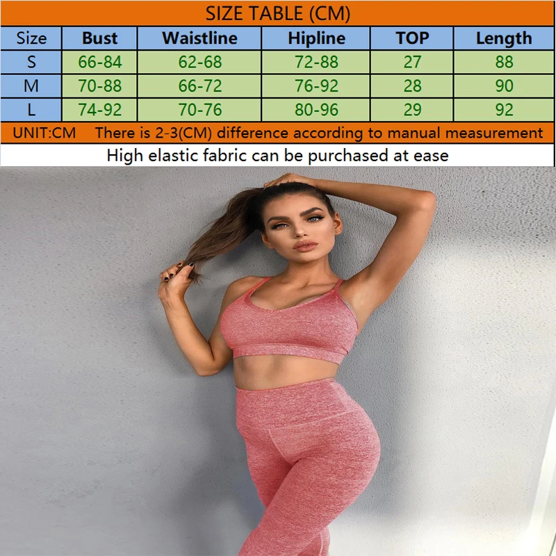 Женский 2019 Йога бег спорт костюм жилет + брюки 2-pic Спортзал Фитнес Бег набор