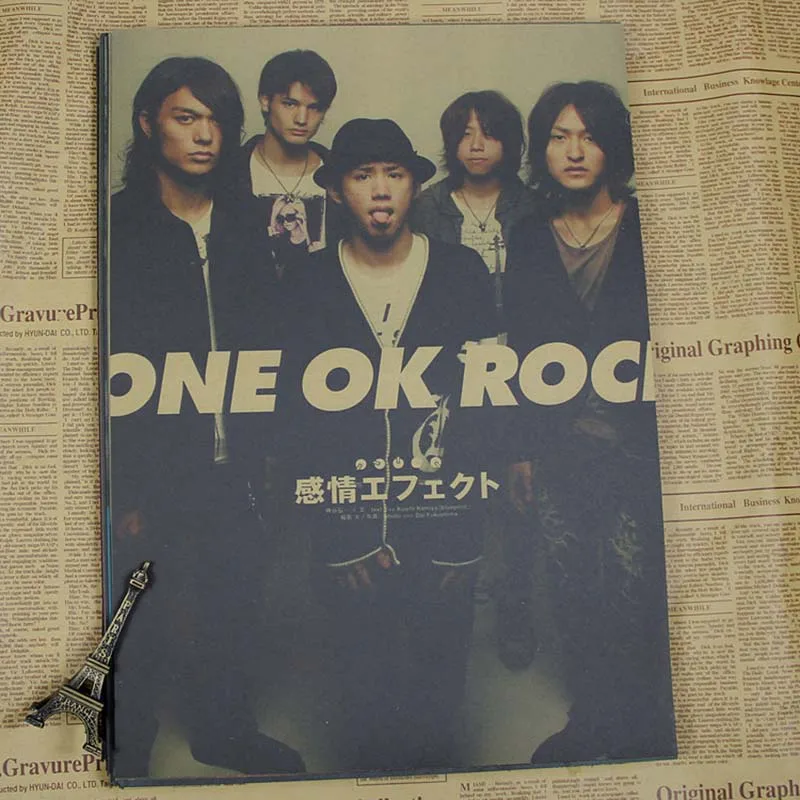 COSY MOMENT ONE OK ROCK Janpanese Rock Band ВИНТАЖНЫЙ ПЛАКАТ Ретро украшение дома кафе настенная декоративная живопись постер QT374 - Цвет: Фиолетовый