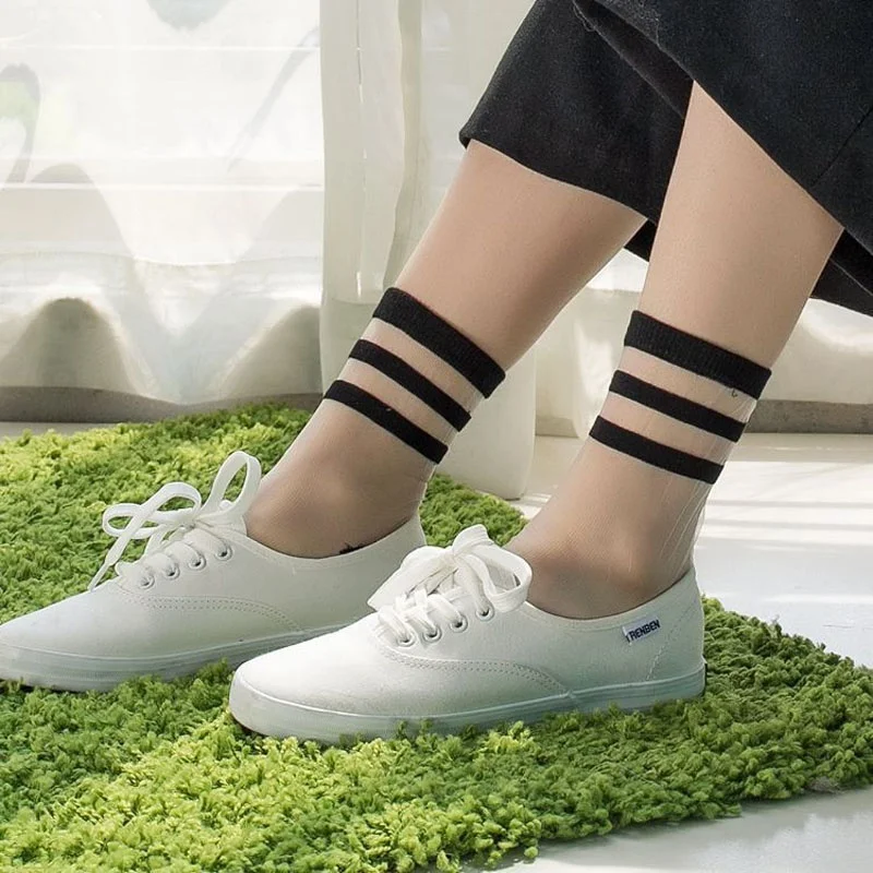 1 пара высокого качества пикантные женские хлопок ультратонкий прозрачный