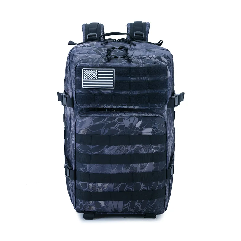 PureLeisure 45L водонепроницаемый рыболовный рюкзак Открытый Molle Camo Тактический охотничий альпинистский военный армейский рюкзак сумки - Цвет: black nude
