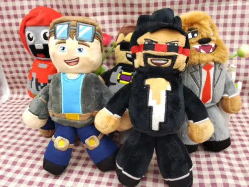 Герои труб Dan TDM Jeromeasf &amp Captain Sparklez SKY Exploding 7 &quotплюшевый 5 шт.|hero plush|sky herosky tube |