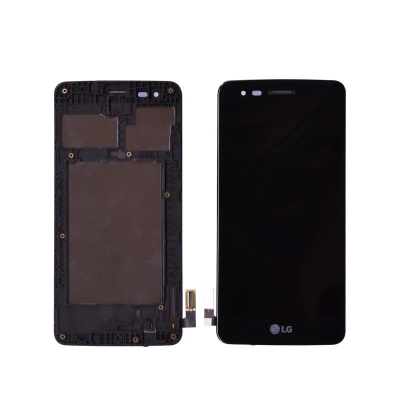 MS210 ЖК-дисплей для LG K8 M200 M210 US215 ЖК-дисплей сенсорный экран дигитайзер с рамкой полная сборка черный серебристый цвет MS210