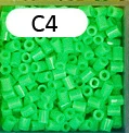 C4 DOLLRYGA 2,6 мм, 1500 шт, 72 цвета, бусины для детей, Хама, бусины Perler, сделай сам, пазлы, Горох, высокое качество, ручная работа, подарки для девочек, детские игрушки - Цвет: C4