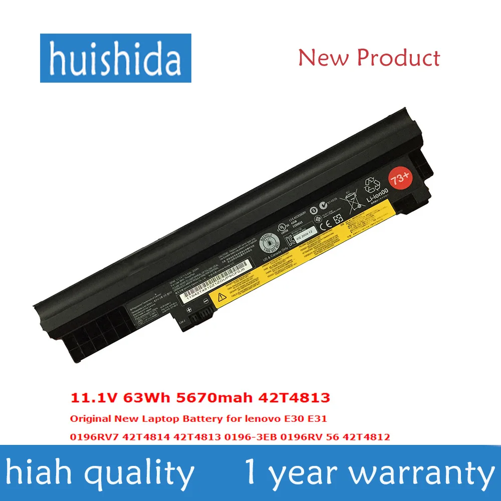 11 1 В 63wh E30/42t4814 Новый аккумулятор для ноутбука lenovo 0196rv7 42t4813 0196-3eb 0196rv5 42t4812 E30 E31 |