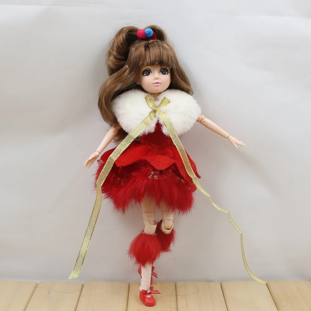 Ледяная шарнирная кукла blyth neo Fortune days, модная Кукла Xiaojing, кукла с платьем, игрушечная обувь, подарок 26 см