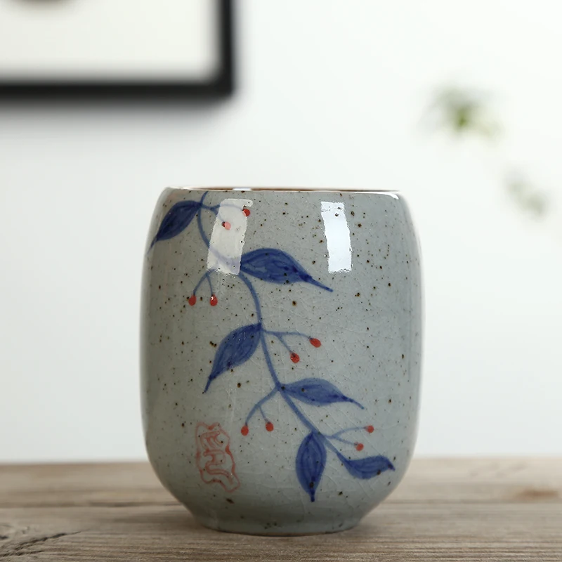 2 шт./лот винтажная керамическая фарфоровая чашка для чая в японском стиле ручная