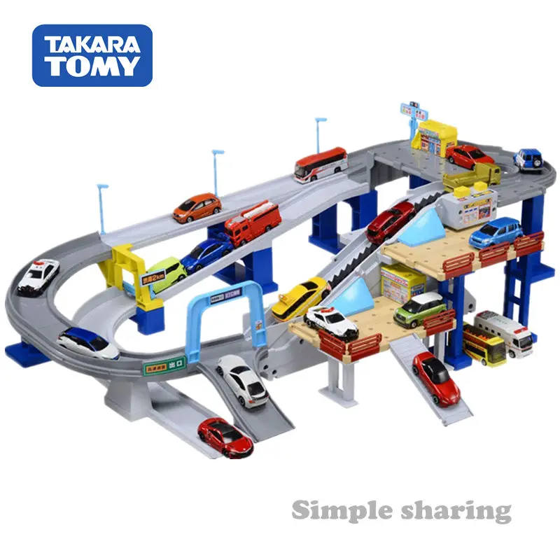Takara TOMY Tomica литой электрический автомобиль трек набор горячие детские игрушки для