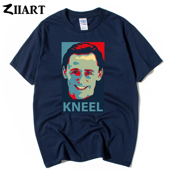 Kneel Before Me Loki tom hiddleston Laufeyson Odinson Prince of Asgard одежда для пар Мужская футболка с