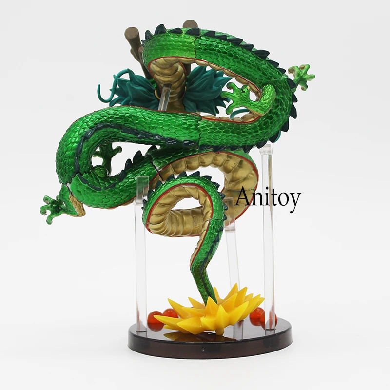 Аниме Dragon Ball Z Shenron цвета металлик Ver. ПВХ фигурка Коллекционная модель игрушки 16 см