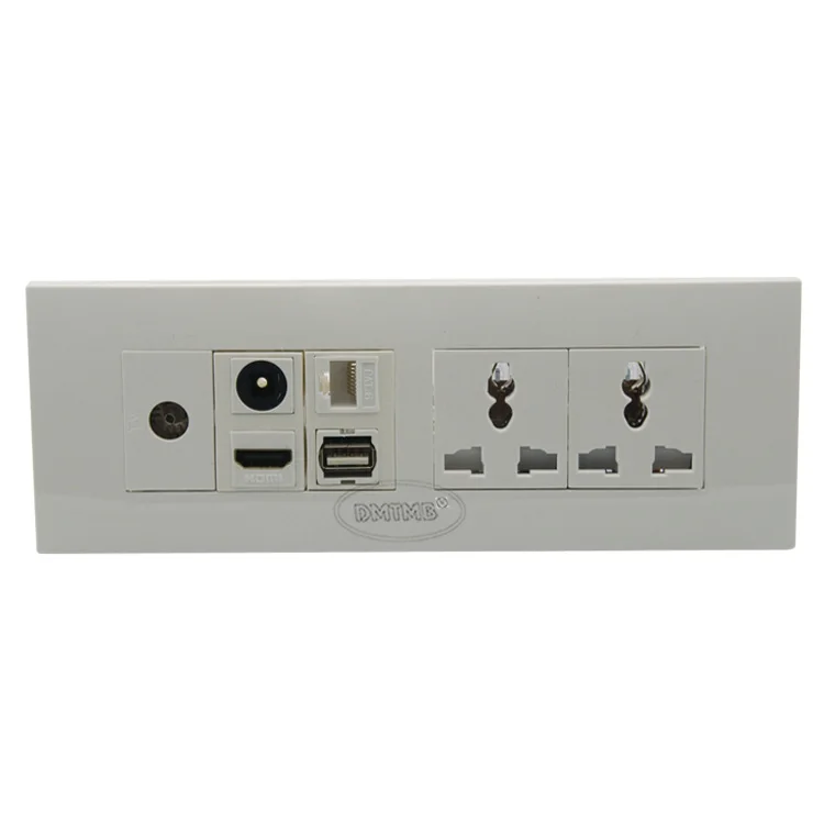 118 настенная пластина с 2 портами питания USB hdmi RJ45 TV Toslink аудио волоконная
