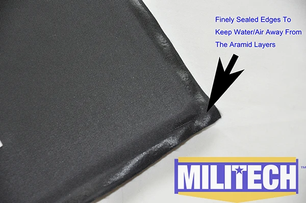 Пуленепробиваемая пластина MILITECH 10 ''x 12'' SC Cut арамидная баллистическая