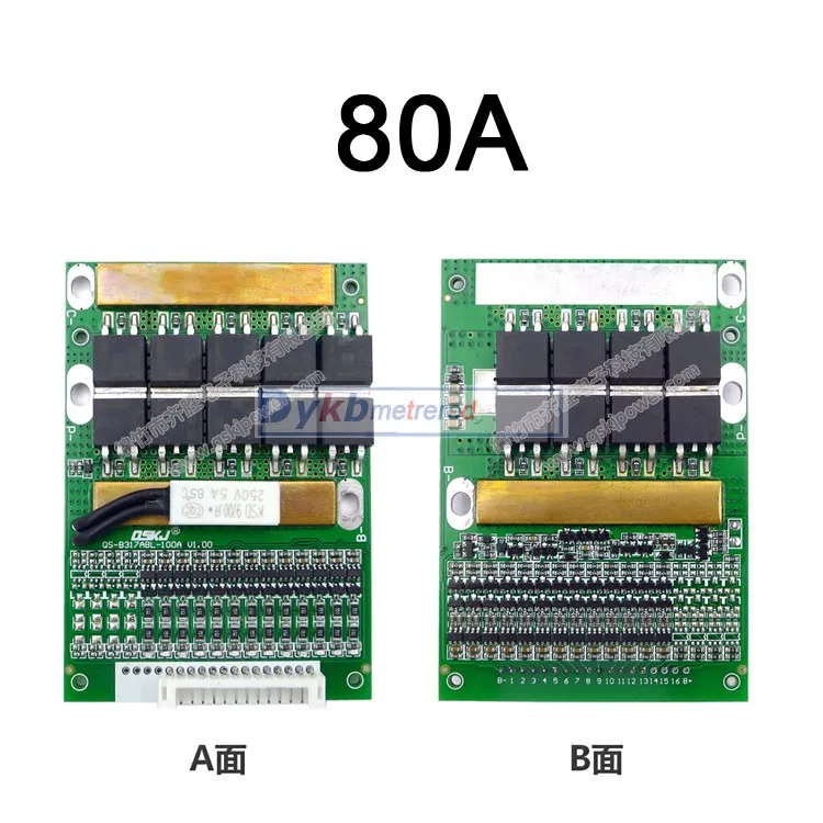 Защитная плата для литий-ионных и литий-полимерных батарей 6S-13S 35A 50A 80A 150A Balance BMS