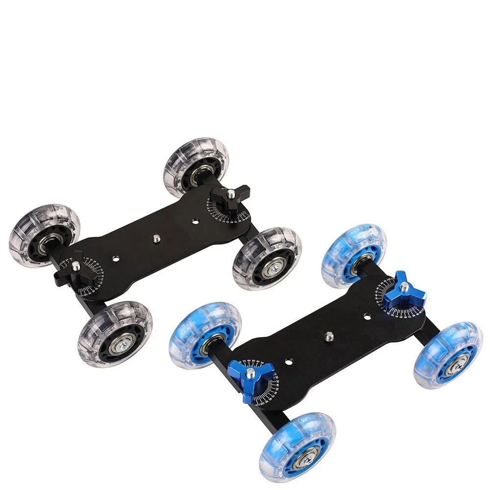 Schreibtisch Dolly+ 1" Волшебная настольная подвижная роликовая видео-рейка Skater для DSLR камеры слайдер Трек Долли автомобиль и волшебная рукоятка