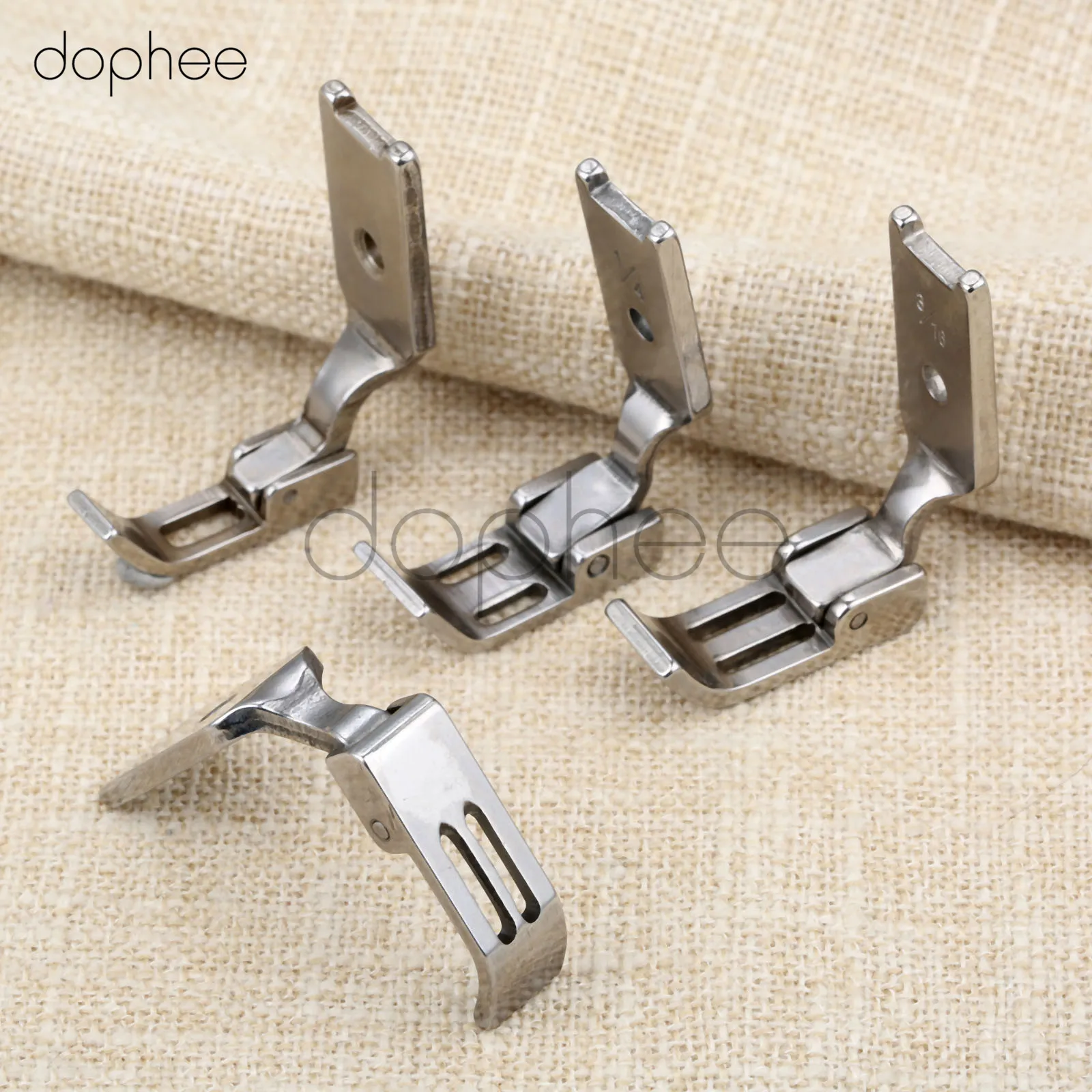 Dophee 1 шт. прижимная лапка на молнии для тяжелой машины 842 /845 двойная игла швейной