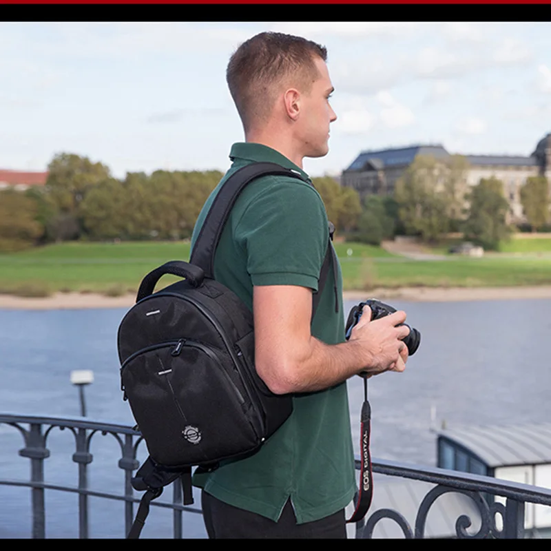 Jealiot Camera Backpack Waterproof Video Digital DSLR Bag Photo Laptop tripod camera case for Canon Nikon iPad SLR Outdoor | Электроника