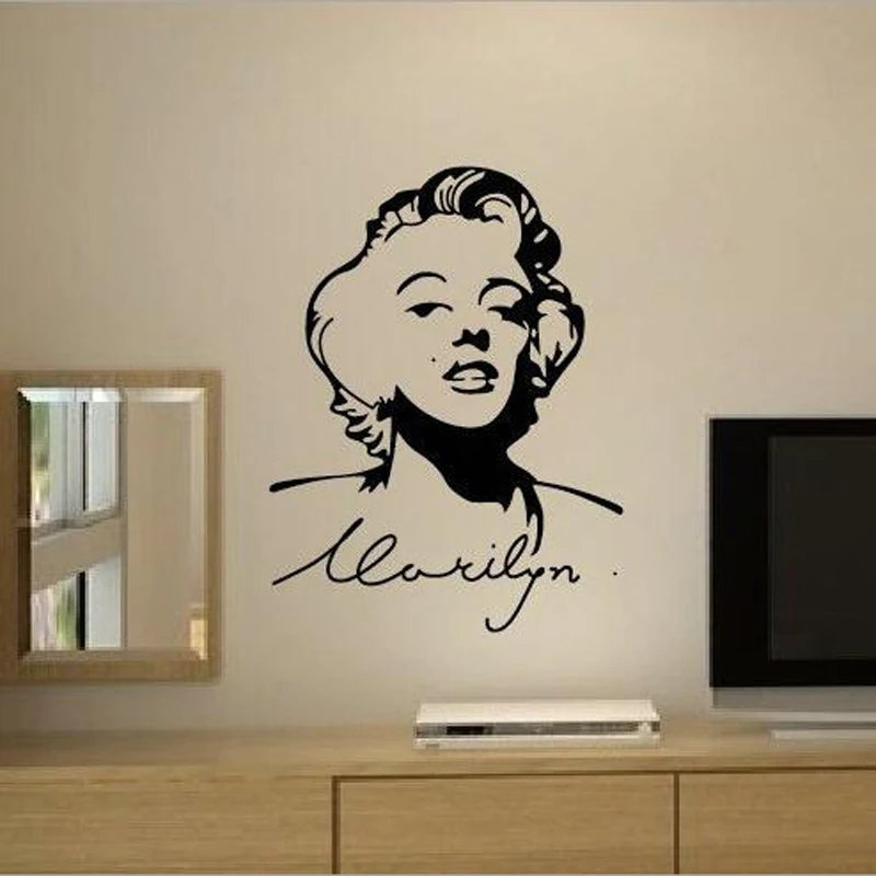 Marilyn Monroe настенные наклейки домашний дизайн украшение ВИНТАЖНЫЙ ПЛАКАТ гостиная