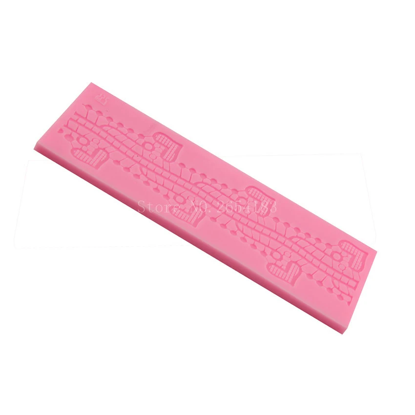 DIY Love Heart Necklace Cake Lace Decoration Silicone Mold Fondant Soap 3D Cupcake Chocolate Baking Tool Moulds FQ1897 | Дом и сад