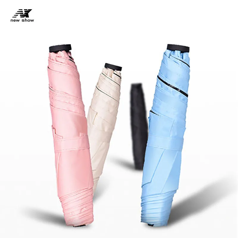 Мини Зонт 130 г маленький складной зонт от дождя для мужчин и женщин ультралегкий