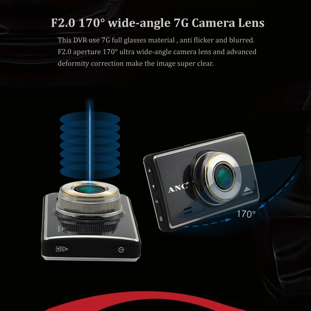 Автомобильный видеорегистратор Bonroad регистратор G Sensor автомобильная видеокамера