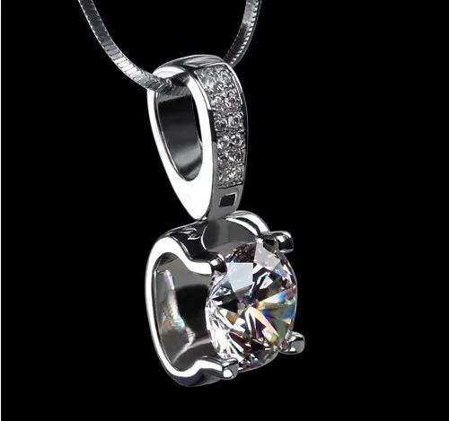 Оптовая продажа 1.5ct очарование 925 стерлингового серебра сердца и стрелы Алмаз