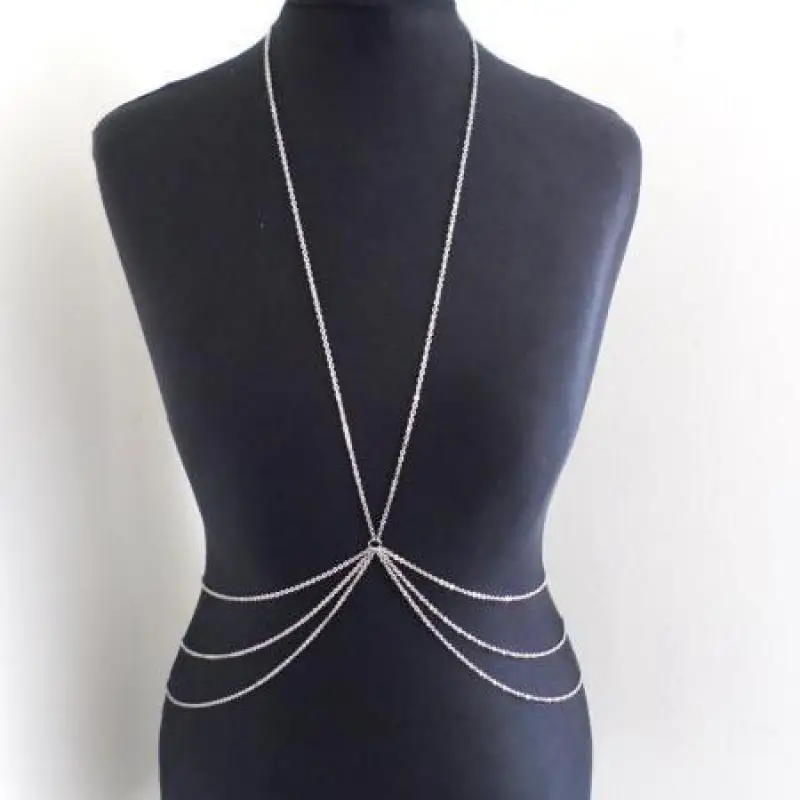 Ювелирные изделия в стиле бохо Сексуальная Золотая цепочка для тела