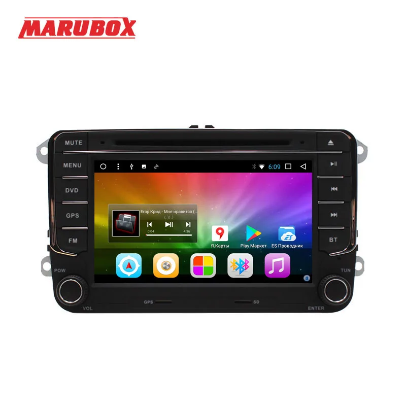 Мультимедийный плеер MARUBOX 7A702DT8 Android 8 1 для Volkswagen Polo 5 Passat VW Golf 6 Skoda Touran Jetta Caddy DVD